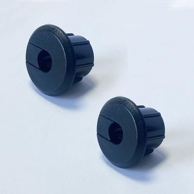Bywen Furniture Wall Hole Bushing Cable Grommet for Starlink Ethernet Cable,Covering 3/4 inch Desk Holes,Universal Cable Management Wire Organizer Pass Through Holes Cover Kits (Black - 2 Pack)