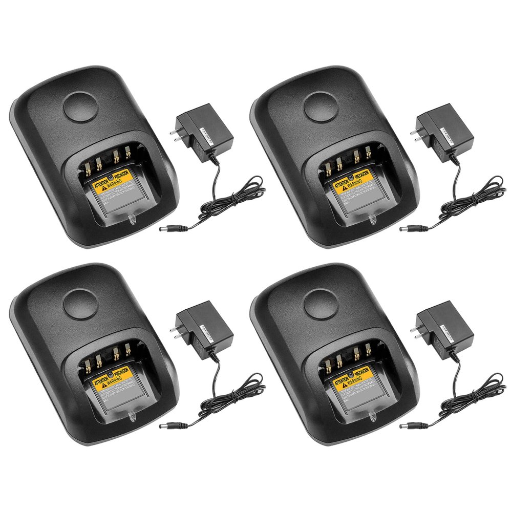 (4PCS) WPLN4226 WPLN4232 Rapid Charger for Motorola Impres Battery Charger XPR3300 XPR3300e XPR3500 XPR3500e XPR6350 XPR6500 XPR6550 XPR6580 PMNN4409 PMNN4491 XPR 7550e XPR 7580 XPR 7550