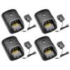 (4PCS) WPLN4226 WPLN4232 Rapid Charger for Motorola Impres Battery Charger XPR3300 XPR3300e XPR3500 XPR3500e XPR6350 XPR6500 XPR6550 XPR6580 PMNN4409 PMNN4491 XPR 7550e XPR 7580 XPR 7550 view 1
