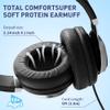 AILIHEN C90 Wired Headphones with Microphone Volume Control, Noise Reduction Foldable Comfortable Over Ear Headphones Wired Durable Nylon 3.5mm Jacket for Tablet/Chromebook/Computer/Adult/Teens(Grey) view 2
