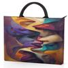 Abstract Art Laptop Sleeve 15.6 Inch Durable Waterproofing with Handle Portable Laptop Case Compatible with Asus HP Dell Lenovo Notebooks view 3