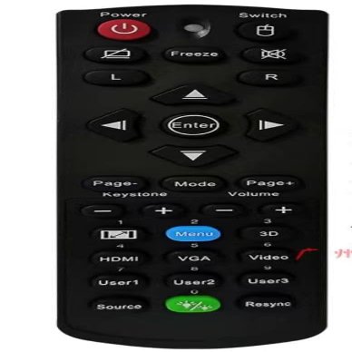 Greenafil Replacement Remote Compatible for OPTOMA Projector GT5500, GT1080HDRx, HZ39HDR, ZH461, EH504WIFI, ZX300, ZW403, WU470, W412 Projectors