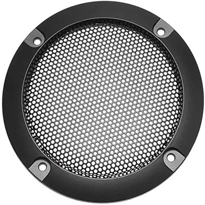 XYWHPGV Speaker Grill Cover 2 Inch Mesh Decorative Circle Subwoofer Guard Protector Black(64107 7804c fabb0 36359 84f49 bf33a