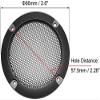 XYWHPGV Speaker Grill Cover 2 Inch Mesh Decorative Circle Subwoofer Guard Protector Black(64107 7804c fabb0 36359 84f49 bf33a view 2