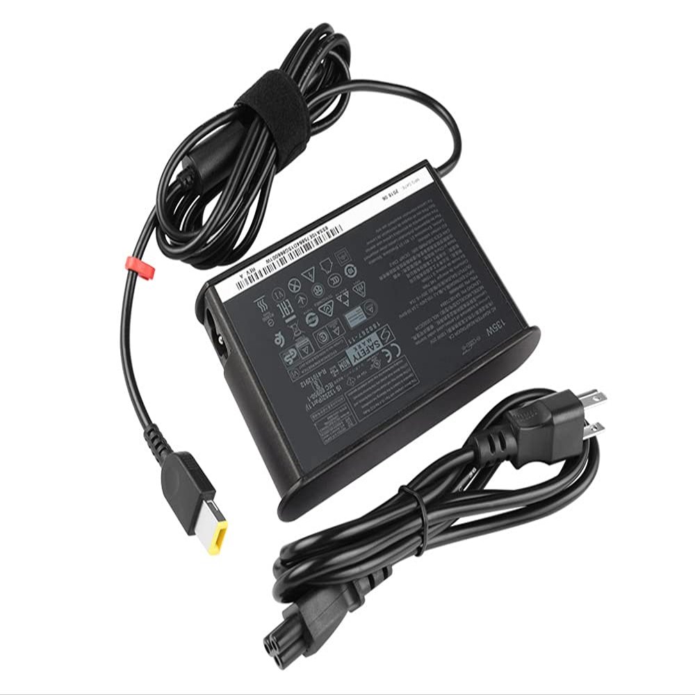 20V 6.75A 135W Charger for Lenovo G400 G410 G510 G710 ThinkPad P1 P15v T15p Gen 1 2 3 T440 T440p T540p ThinkCentre M700 M70a M70q M80q M90n-1 M90q M910x Slim 7 16ARH7 ThinkPad Pro 40AH