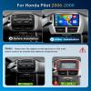 2+64G Car Stereo for Honda Pilot 2006 2007 2008 Wireless Carplay Android Auto,9" Touch Screen Radio, Android/GPS/WiFi/EQ DSP Audio/Bluetooth/SWC/Backup Camera for Honda Pilot 2006 Radio view 2