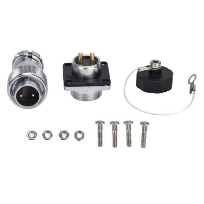 1093 2 pin metal aviation connector adapter waterproof zinc alloy ws16 aviation connector ac 500v male square female AS connector