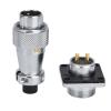 1093 2 pin metal aviation connector adapter waterproof zinc alloy ws16 aviation connector ac 500v male square female AS connector view 2