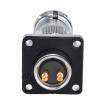 1093 2 pin metal aviation connector adapter waterproof zinc alloy ws16 aviation connector ac 500v male square female AS connector view 3