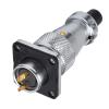 1093 2 pin metal aviation connector adapter waterproof zinc alloy ws16 aviation connector ac 500v male square female AS connector view 4