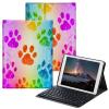 BPQOJB for Fire Max 11 Case for Fire Max 11 Tablet Case (13th Generation, 2023 Release) 11" with Detachable Wireless Keyboard & Adjustable Stand Protect Tablet Cover - Dog Paws view 1