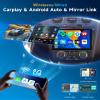 2+64G Car Stereo for Nissan Altima 2008-2012 (Manual A/C) Wireless Carplay Android Auto,9 inch Touch Screen Radio, Android/GPS/5GWiFi/EQ DSP Audio/Bluetooth/SWC/Backup Camera view 3