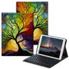 BPQOJB for Fire Max 11 Case for Fire Max 11 Tablet Case (13th Generation, 2023 Release) 11" with Detachable Wireless Keyboard & Adjustable Stand Protect Tablet Cover - Colorful Tree view 1