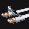 Curtain Double Tracks, Heavy Duty Aluminum Alloy Curtain Rails For Living Room Bedroom Room Divider, Easy To Install, Customized Length Curtain Tracks System ( Color : White-Side Mount , Size : 3.8M ) view 1