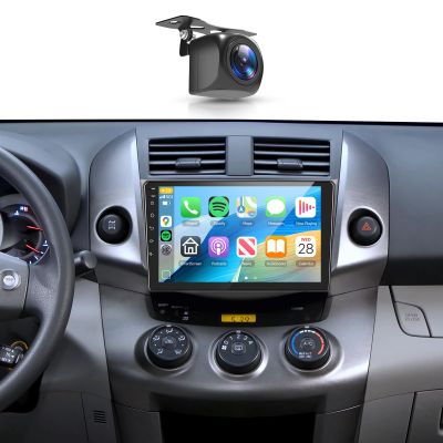 2+64G Car Stereo for Toyota RAV4 2006-2012 Wireless Carplay Android Auto,9 IPS Touch Screen, Android13/GPS/WiFi/EQ DSP Audio/Bluetooth/SWC+AHD Backup Camera for RAV4 Radio