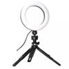 6 Inch Mini Dimmable Cold Warm LED Studio Camera Ring Light Photo Phone Video Light Lamp with Tripods Ring Table Fill Light (Color : A Size : 6 Inch) (A 6 Inch) view 1