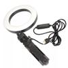 6 Inch Mini Dimmable Cold Warm LED Studio Camera Ring Light Photo Phone Video Light Lamp with Tripods Ring Table Fill Light (Color : A Size : 6 Inch) (A 6 Inch) view 3
