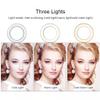 6 Inch Mini Dimmable Cold Warm LED Studio Camera Ring Light Photo Phone Video Light Lamp with Tripods Ring Table Fill Light (Color : A Size : 6 Inch) (A 6 Inch) view 4