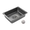 Naturehike 304 Stainless Steel Camping Bar Sink,1.59Gallon Indoor&Outdoor Small Kitchen Sink Basin,14.17"X9.84" Easy-to-clean Basin view 1