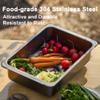 Naturehike 304 Stainless Steel Camping Bar Sink,1.59Gallon Indoor&Outdoor Small Kitchen Sink Basin,14.17"X9.84" Easy-to-clean Basin view 3