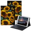 BPQOJB for Fire Max 11 Case for Fire Max 11 Tablet Case (13th Generation, 2023 Release) 11" with Detachable Wireless Keyboard & Adjustable Stand Protect Tablet Cover - Sunflowers Butterfly view 1