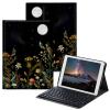 BPQOJB for Fire Max 11 Case for Fire Max 11 Tablet Case (13th Generation, 2023 Release) 11" with Detachable Wireless Keyboard & Adjustable Stand Protect Tablet Cover - Flowers and Plants Moon view 1