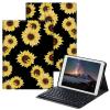 BPQOJB for Fire Max 11 Case for Fire Max 11 Tablet Case (13th Generation, 2023 Release) 11" with Detachable Wireless Keyboard & Adjustable Stand Protect Tablet Cover - Yellow Sunflowers Black view 1