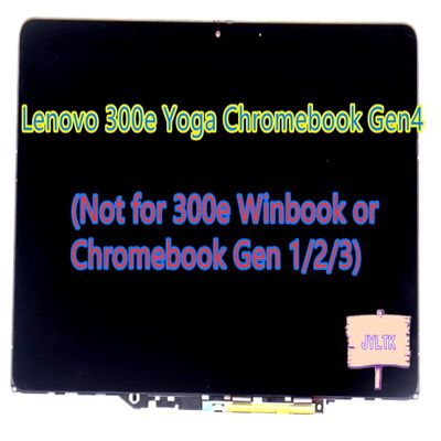 11.6" HD LCD Screen Replacement Touch Bezel Assembly 5D11C95911 5D11C95912 5D11C95913 5D11C95909 for Lenovo 300e Yoga Chromebook Gen 4
