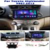 10" Car Radio Navigation GPS for Toyota Highlander 2007-2013 Android 12 Car Stereo Multimedia Video Player with BT CarPlay/Android Auto WiFi 4G SWC FM/RDS+Backup Camera,M800s/8+256g view 2