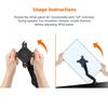Amazon Basics Gas Spring Single Computer Monitor Arm Mount, Adjustable, Holds up to 27" Monitors, Black view 2