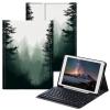 BPQOJB for iPad 9th Generation Case with Keyboard for iPad 8th/7th Generation Case 10.2 inch with Detachable Wireless Keyboard & Adjustable Stand Protect Tablet Cover - Forests view 1