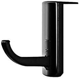 Black Headphone Holder - Portable Size Headphones Stand Universal Headphone Head Set Hanger Wall Hook PC Monitor Earphone Stand Rack Holder Rack,Headphones, Earbuds and Accessories,Accessories