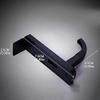 Black Headphone Holder - Portable Size Headphones Stand Universal Headphone Head Set Hanger Wall Hook PC Monitor Earphone Stand Rack Holder Rack,Headphones, Earbuds and Accessories,Accessories view 2