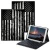 BPQOJB for iPad 9th Generation Case with Keyboard for iPad 8th/7th Generation Case 10.2 inch with Detachable Wireless Keyboard & Adjustable Stand Protect Tablet Cover - American USA Flag view 1