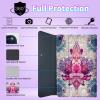 BPQOJB for Samsung Galaxy Tab A SM-T510 Case with Detachable Wireless Keyboard & Adjustable Stand Protect Cover Tablet Case for Samsung Galaxy Tab A 10.1 inch 2019 - Pink Flowers view 4