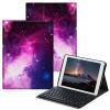 BPQOJB for Samsung Galaxy Tab A7 Lite Case with Detachable Wireless Keyboard & Adjustable Stand Protect Cover Tablet Case for Samsung Galaxy Tab A7 Lite 8.7 inch 2021 - Purple Galaxy view 1