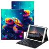 BPQOJB for Samsung Galaxy Tab A7 Lite Case with Detachable Wireless Keyboard & Adjustable Stand Protect Cover Tablet Case for Samsung Galaxy Tab A7 Lite 8.7 inch 2021 - Cute Baby Turtle view 1
