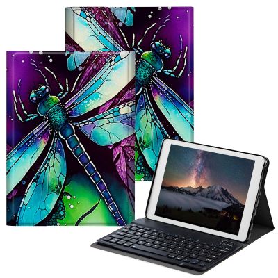 BPQOJB for Samsung Galaxy Tab A7 Lite Case with Detachable Wireless Keyboard & Adjustable Stand Protect Cover Tablet Case for Samsung Galaxy Tab A7 Lite 8.7 inch 2021 - Dragonfly