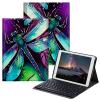 BPQOJB for Samsung Galaxy Tab A7 Lite Case with Detachable Wireless Keyboard & Adjustable Stand Protect Cover Tablet Case for Samsung Galaxy Tab A7 Lite 8.7 inch 2021 - Dragonfly view 1