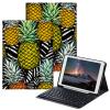 BPQOJB for iPad 10th Generation Case with Keyboard for iPad Case 10th Generation 10.9 inch 2022 with Detachable Wireless Keyboard & Adjustable Stand Protect Tablet Cover - Pineapple view 1