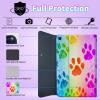 BPQOJB for Samsung Galaxy Tab A SM-T510 Case with Detachable Wireless Keyboard & Adjustable Stand Protect Cover Tablet Case for Samsung Galaxy Tab A 10.1 inch 2019 - Dog Paws view 4