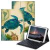BPQOJB for iPad 10th Generation Case with Keyboard for iPad Case 10th Generation 10.9 inch 2022 with Detachable Wireless Keyboard & Adjustable Stand Protect Tablet Cover - Baby Turtle view 1