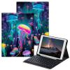 BPQOJB for iPad 10th Generation Case with Keyboard for iPad Case 10th Generation 10.9 inch 2022 with Detachable Wireless Keyboard & Adjustable Stand Protect Tablet Cover - Beautiful Ocean view 1