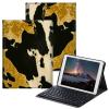 BPQOJB for Samsung Galaxy Tab A SM-T510 Case with Detachable Wireless Keyboard & Adjustable Stand Protect Cover Tablet Case for Samsung Galaxy Tab A 10.1 inch 2019 - Leopard Print view 1
