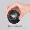Andoer 35mm Fixed Focus Camera Lens Full Frame Camera Prime Lens F1.4 Large Aperture Manual Focus with E Mount Compatible with Sony A7 A7II A7R A7RII A7S A7SII A6500 A6300 E-Mount Mirrorless Cameras view 2