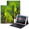 BPQOJB Galaxy Tab A8 10.5 Case with Detachable Wireless Keyboard & Adjustable Stand Protect Tablet Case for Galaxy Tab A8 10.5 inch 2022 - Little Green Dinosaur