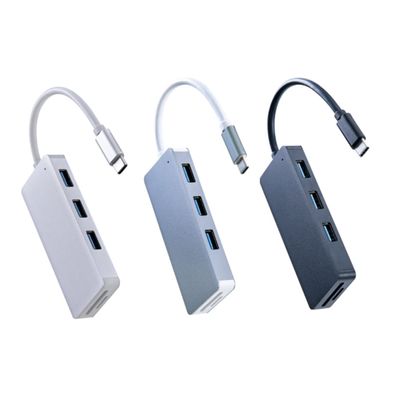 Hemoton Type- Card Reader USB Type with USB Ports Compatible with Laptops Like Lightweight and Portable for Black