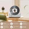 MYKESONIC Vertical Automatic Record Player Bluetooth, Belt Drive Vinyl Turntable, Magnetic AT-3600L Cartridge, Bluetooth in & Out, Hi-Fi Stereo Speakers, RCA Out, Anti-Resonance (Silver) view 4