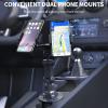 GOWENIC Dual Phone Holder for Car Cup Holder, 360 Rotatable Car Phone Mount, Cup Phone Holder Universal Adjustable Cup Holder for 3in to 7in and Phone 5080mm Widths view 2