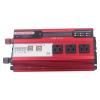 DC to AC, 100-120V Output 3 AC US Sockets Aluminum Alloy Shell 500W Car Inverter Circuit for Game Consoles (12V view 3